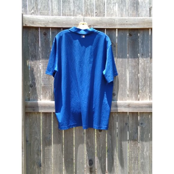 Nike Dri-Fit Men's Royal Blue Short Sleeve Golf Polo T Shirt Size XL T  Logo - Picture 5 of 6